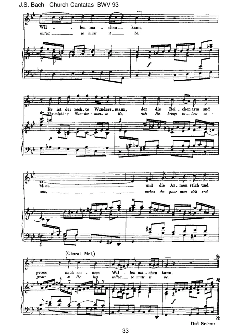 BWV93WernurdenliebenGottl_sstwalten_一万首著名钢琴曲谱哈农贝多芬合集视频教学电子版高清无水印可打印_1古典钢琴知名音乐家谱_巴赫钢琴谱全集_J.S巴赫作品全集