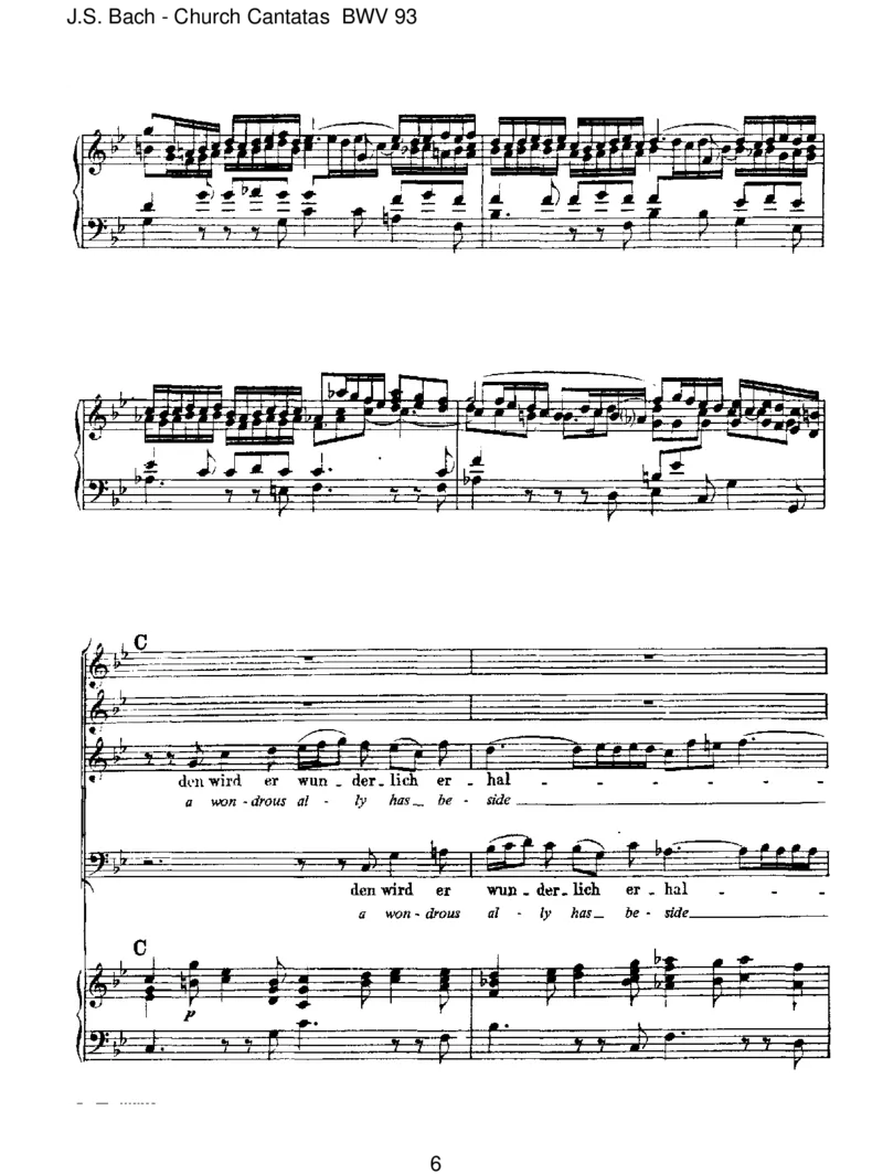 BWV93WernurdenliebenGottl_sstwalten_一万首著名钢琴曲谱哈农贝多芬合集视频教学电子版高清无水印可打印_1古典钢琴知名音乐家谱_巴赫钢琴谱全集_J.S巴赫作品全集