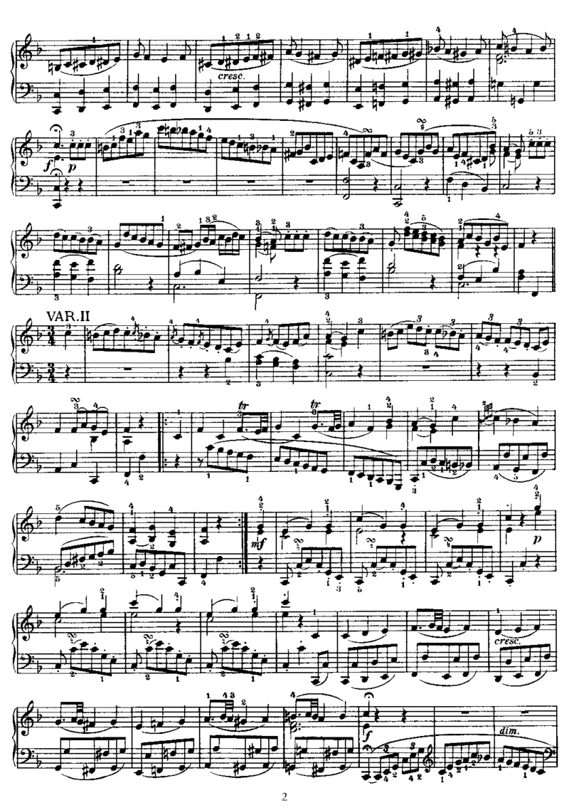 8Variations,K613_一万首著名钢琴曲谱哈农贝多芬合集视频教学电子版高清无水印可打印_1古典钢琴知名音乐家谱_莫扎特钢琴谱全集_0312095926_变奏曲集