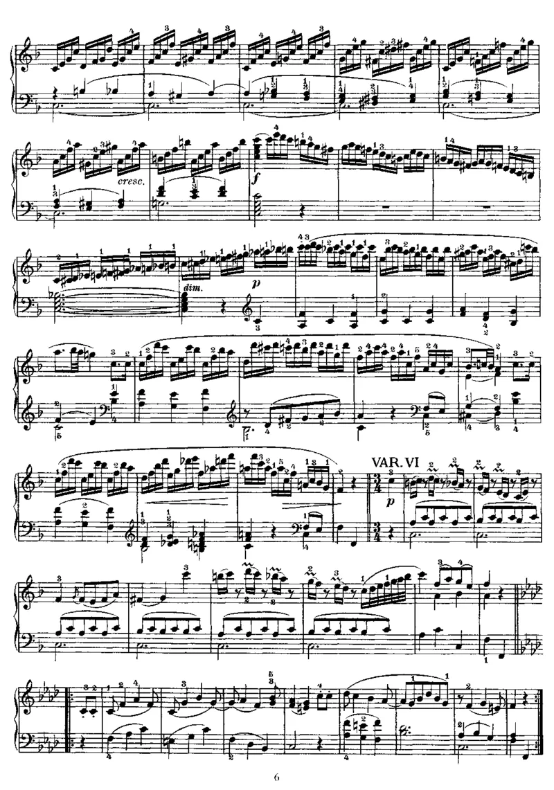 8Variations,K613_一万首著名钢琴曲谱哈农贝多芬合集视频教学电子版高清无水印可打印_1古典钢琴知名音乐家谱_莫扎特钢琴谱全集_0312095926_变奏曲集