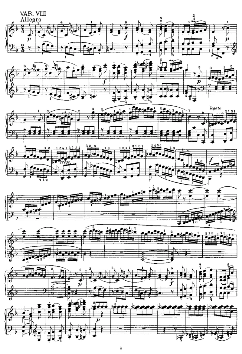 8Variations,K613_一万首著名钢琴曲谱哈农贝多芬合集视频教学电子版高清无水印可打印_1古典钢琴知名音乐家谱_莫扎特钢琴谱全集_0312095926_变奏曲集