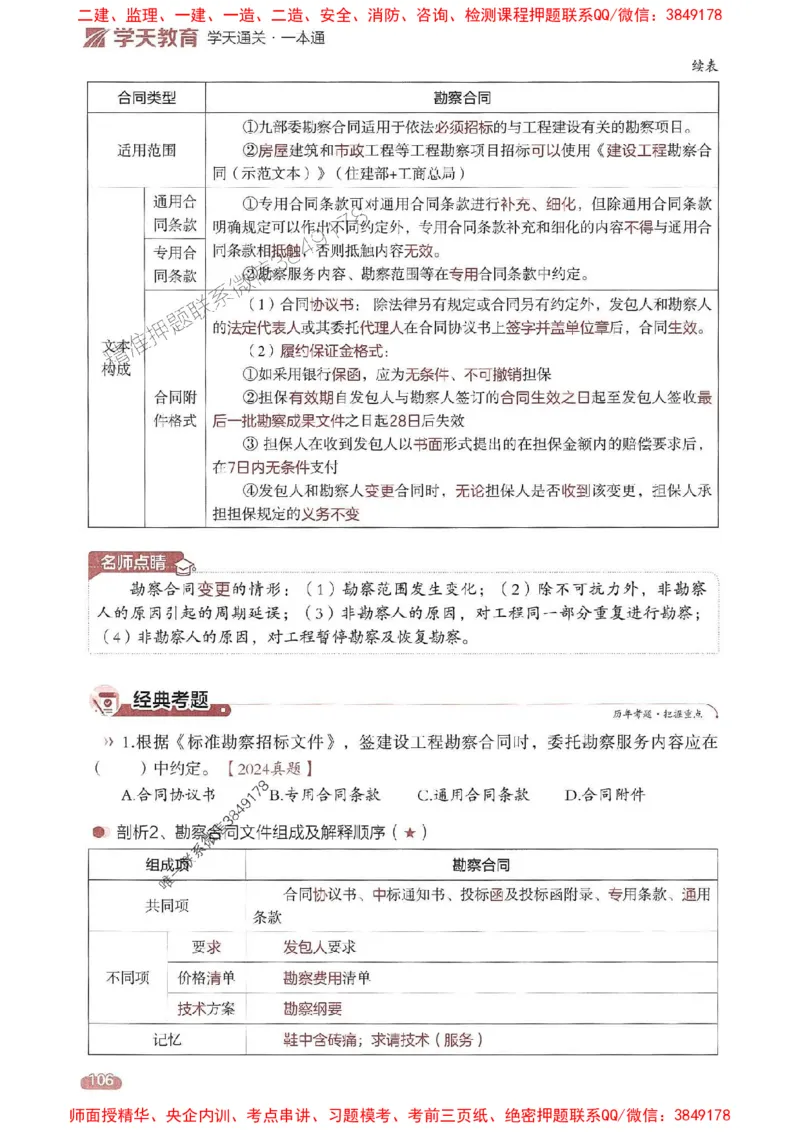 25年监理合同-学天一本通（精讲讲义）推荐_监理工程师_2025监理工程师_2025年监理工程师SVIP_2025年监理合同管理SVIP_01-精华文档✿电子教材✿历年真题