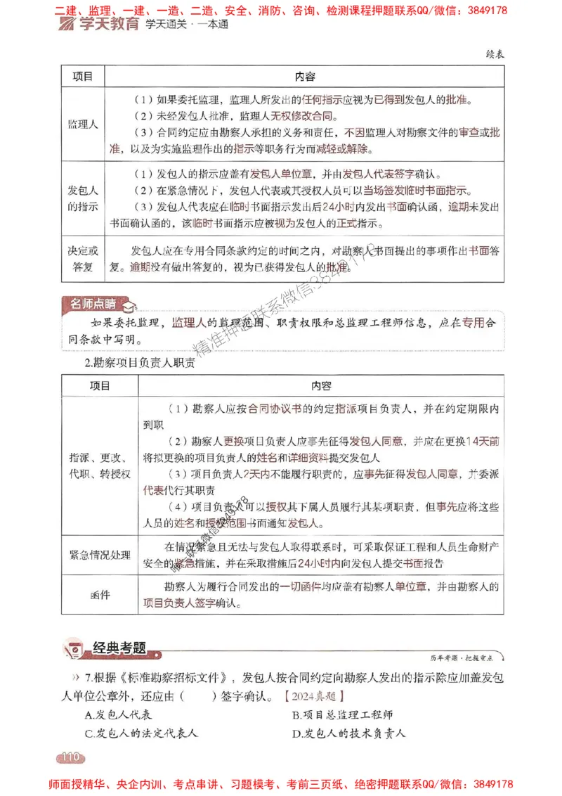 25年监理合同-学天一本通（精讲讲义）推荐_监理工程师_2025监理工程师_2025年监理工程师SVIP_2025年监理合同管理SVIP_01-精华文档✿电子教材✿历年真题