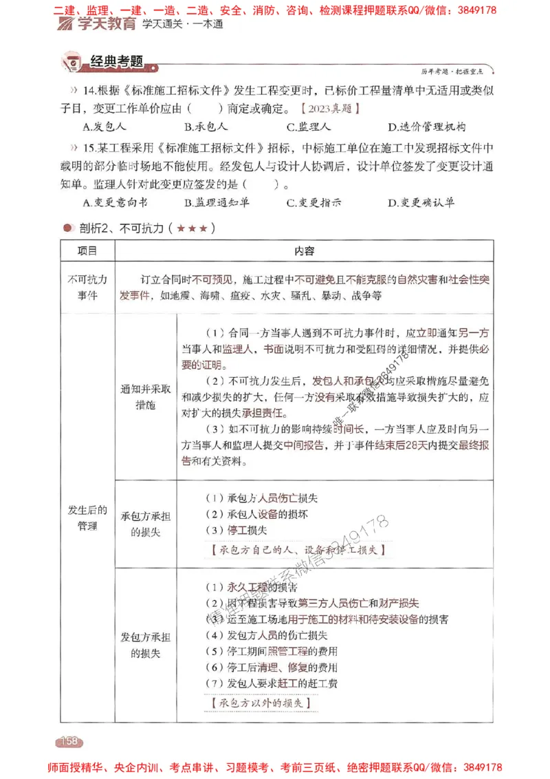 25年监理合同-学天一本通（精讲讲义）推荐_监理工程师_2025监理工程师_2025年监理工程师SVIP_2025年监理合同管理SVIP_01-精华文档✿电子教材✿历年真题