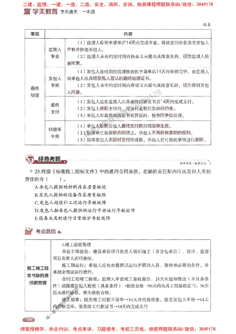 25年监理合同-学天一本通（精讲讲义）推荐_监理工程师_2025监理工程师_2025年监理工程师SVIP_2025年监理合同管理SVIP_01-精华文档✿电子教材✿历年真题