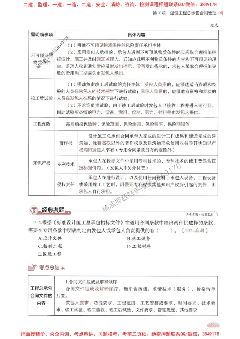 25年监理合同-学天一本通（精讲讲义）推荐_监理工程师_2025监理工程师_2025年监理工程师SVIP_2025年监理合同管理SVIP_01-精华文档✿电子教材✿历年真题