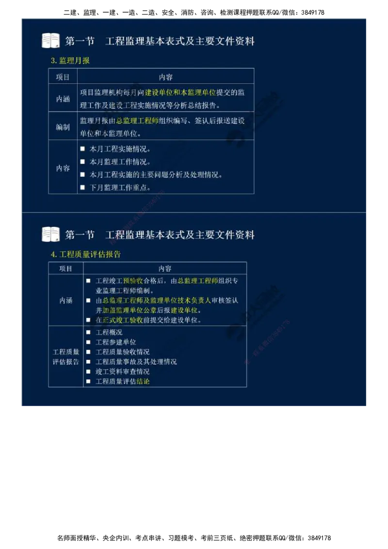 40.第九章-第一节-工程监理基本表式及主要文件资料（二）.mp4_监理工程师_2025监理工程师_2025年监理工程师SVIP_2025年监理概论法规SVIP_02-基础精讲✿高端面授✿深度强化_讲义