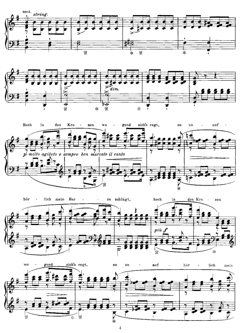 Aufenthalt(Schubert)_一万首著名钢琴曲谱哈农贝多芬合集视频教学电子版高清无水印可打印_1古典钢琴知名音乐家谱_李斯特钢琴谱全集_改编舒伯特