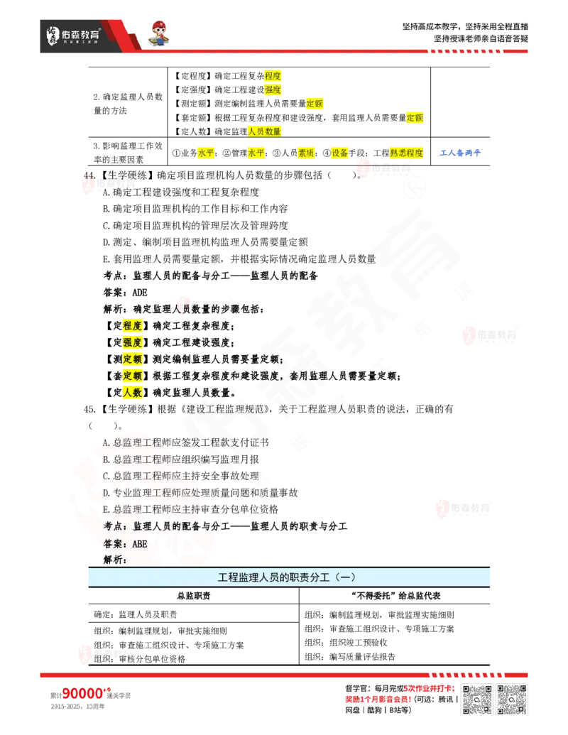 3月20日佑森监理概论珠峰班VIP作业答案_监理工程师_2025监理工程师_2025年监理工程师SVIP_2025年监理概论法规SVIP_02-基础精讲✿高端面授✿深度强化