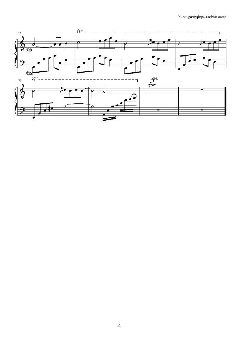 44、石进夜的钢琴曲系列（60页，共34首）_一万首著名钢琴曲谱哈农贝多芬合集视频教学电子版高清无水印可打印_3流行音乐谱_流行钢琴谱合集形式_高清PDF无水印