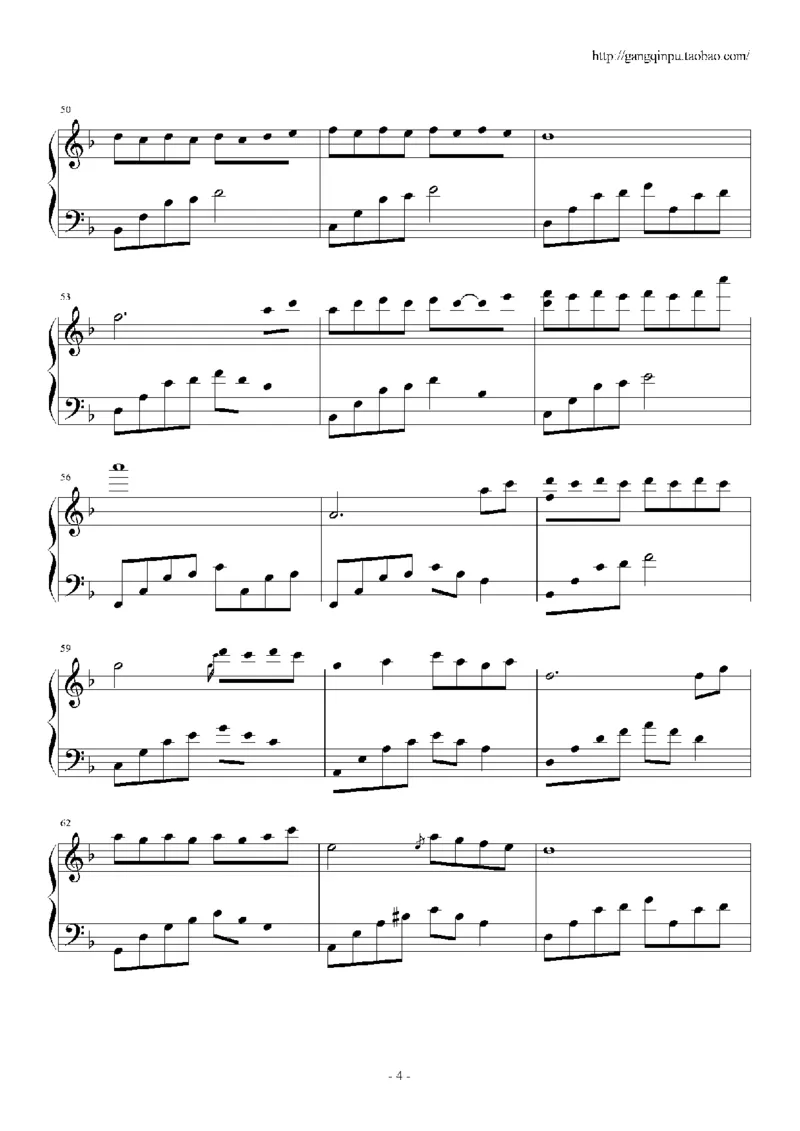 44、石进夜的钢琴曲系列（60页，共34首）_一万首著名钢琴曲谱哈农贝多芬合集视频教学电子版高清无水印可打印_3流行音乐谱_流行钢琴谱合集形式_高清PDF无水印