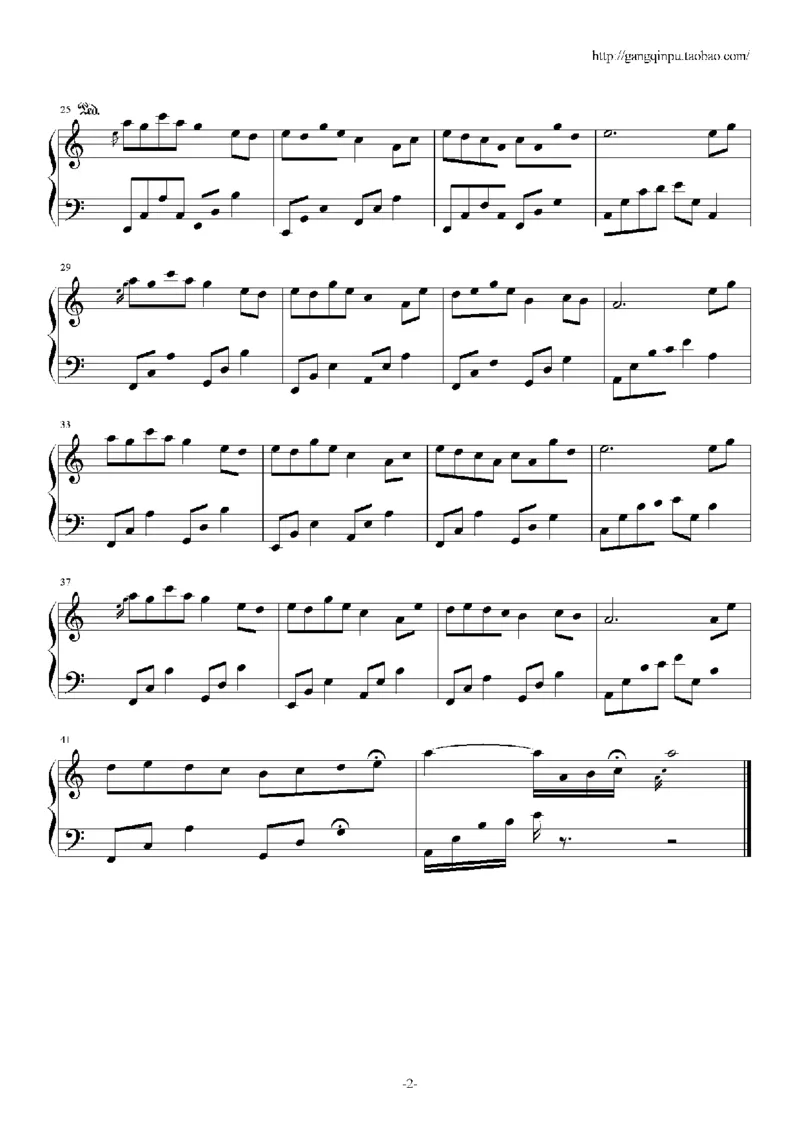 44、石进夜的钢琴曲系列（60页，共34首）_一万首著名钢琴曲谱哈农贝多芬合集视频教学电子版高清无水印可打印_3流行音乐谱_流行钢琴谱合集形式_高清PDF无水印