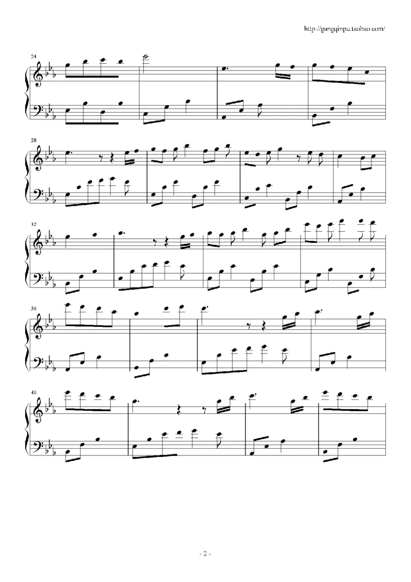 44、石进夜的钢琴曲系列（60页，共34首）_一万首著名钢琴曲谱哈农贝多芬合集视频教学电子版高清无水印可打印_3流行音乐谱_流行钢琴谱合集形式_高清PDF无水印