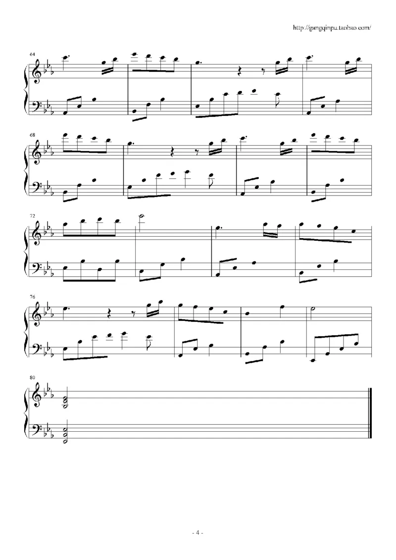 44、石进夜的钢琴曲系列（60页，共34首）_一万首著名钢琴曲谱哈农贝多芬合集视频教学电子版高清无水印可打印_3流行音乐谱_流行钢琴谱合集形式_高清PDF无水印