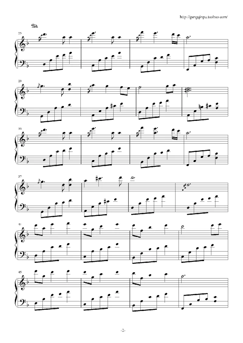 44、石进夜的钢琴曲系列（60页，共34首）_一万首著名钢琴曲谱哈农贝多芬合集视频教学电子版高清无水印可打印_3流行音乐谱_流行钢琴谱合集形式_高清PDF无水印