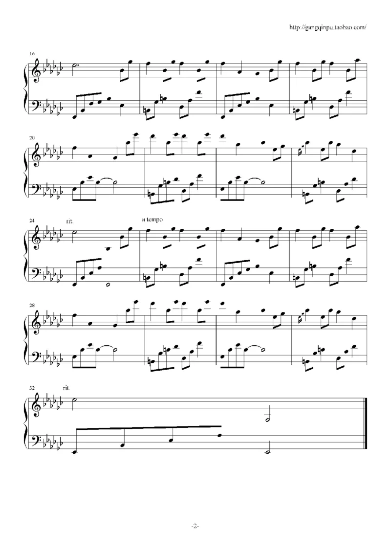 44、石进夜的钢琴曲系列（60页，共34首）_一万首著名钢琴曲谱哈农贝多芬合集视频教学电子版高清无水印可打印_3流行音乐谱_流行钢琴谱合集形式_高清PDF无水印