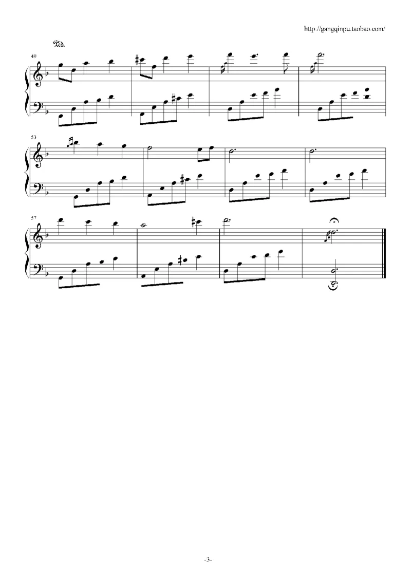 44、石进夜的钢琴曲系列（60页，共34首）_一万首著名钢琴曲谱哈农贝多芬合集视频教学电子版高清无水印可打印_3流行音乐谱_流行钢琴谱合集形式_高清PDF无水印