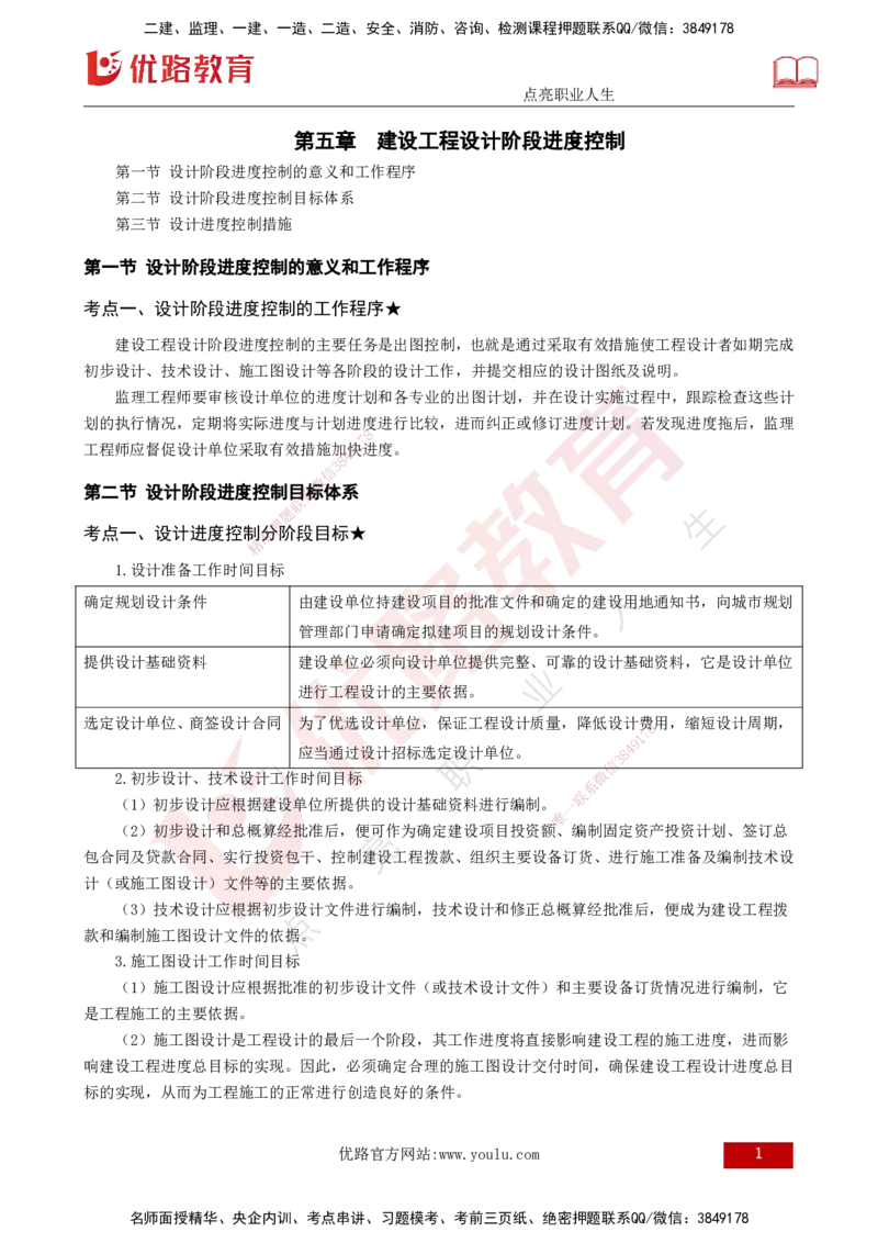 25年《进度控制（土建）》第5章讲义（打印版）_监理工程师_2025监理工程师_2025年监理工程师SVIP_2025年监理土建控制SVIP_02-基础精讲✿高端面授✿深度强化