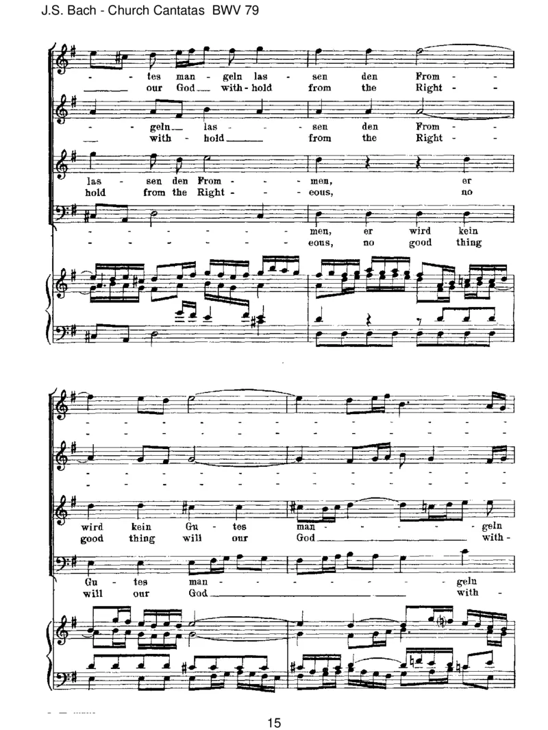 BWV79GottderHerristSohnundSchild_一万首著名钢琴曲谱哈农贝多芬合集视频教学电子版高清无水印可打印_1古典钢琴知名音乐家谱_巴赫钢琴谱全集_J.S巴赫作品全集