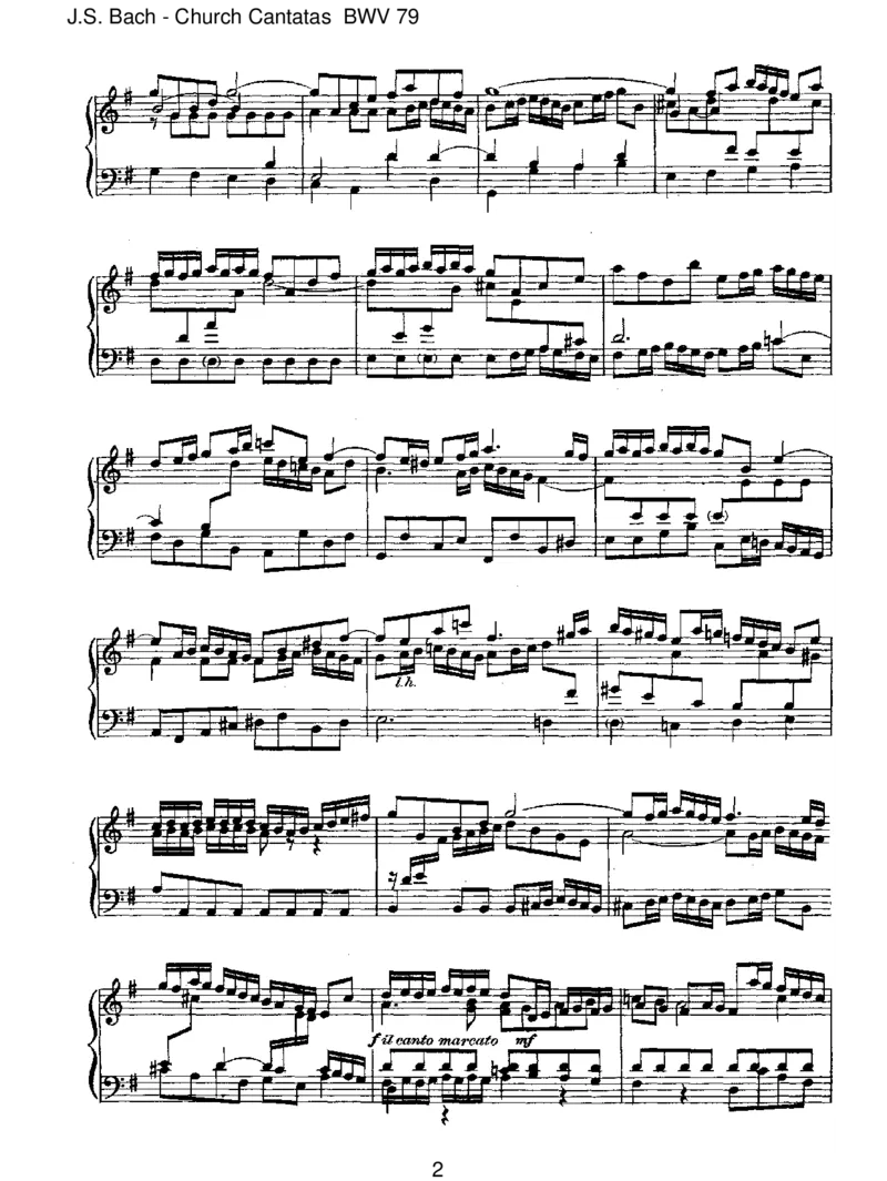 BWV79GottderHerristSohnundSchild_一万首著名钢琴曲谱哈农贝多芬合集视频教学电子版高清无水印可打印_1古典钢琴知名音乐家谱_巴赫钢琴谱全集_J.S巴赫作品全集