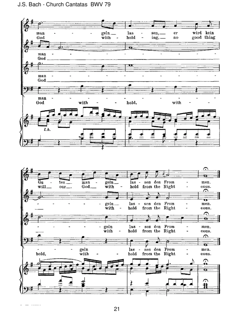 BWV79GottderHerristSohnundSchild_一万首著名钢琴曲谱哈农贝多芬合集视频教学电子版高清无水印可打印_1古典钢琴知名音乐家谱_巴赫钢琴谱全集_J.S巴赫作品全集