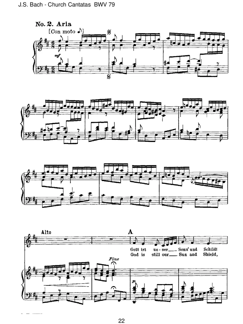 BWV79GottderHerristSohnundSchild_一万首著名钢琴曲谱哈农贝多芬合集视频教学电子版高清无水印可打印_1古典钢琴知名音乐家谱_巴赫钢琴谱全集_J.S巴赫作品全集