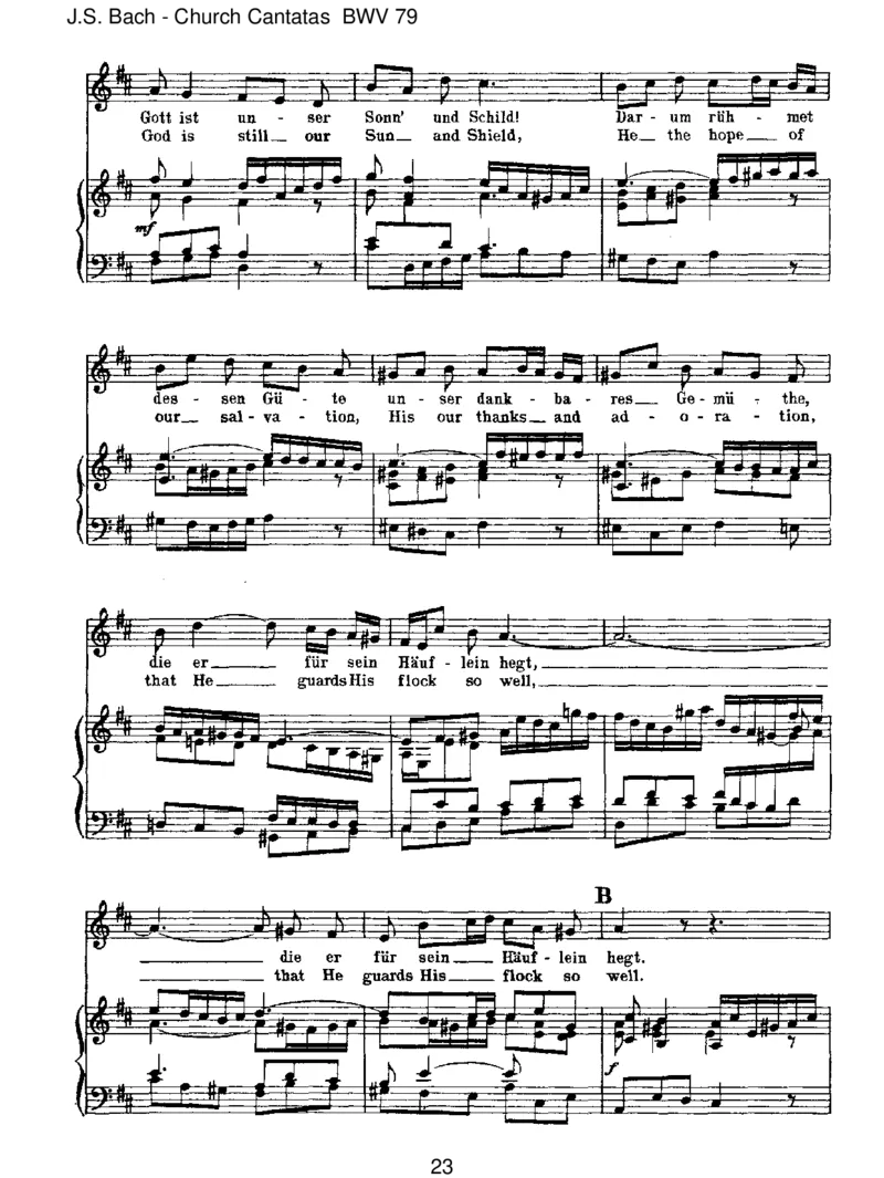 BWV79GottderHerristSohnundSchild_一万首著名钢琴曲谱哈农贝多芬合集视频教学电子版高清无水印可打印_1古典钢琴知名音乐家谱_巴赫钢琴谱全集_J.S巴赫作品全集