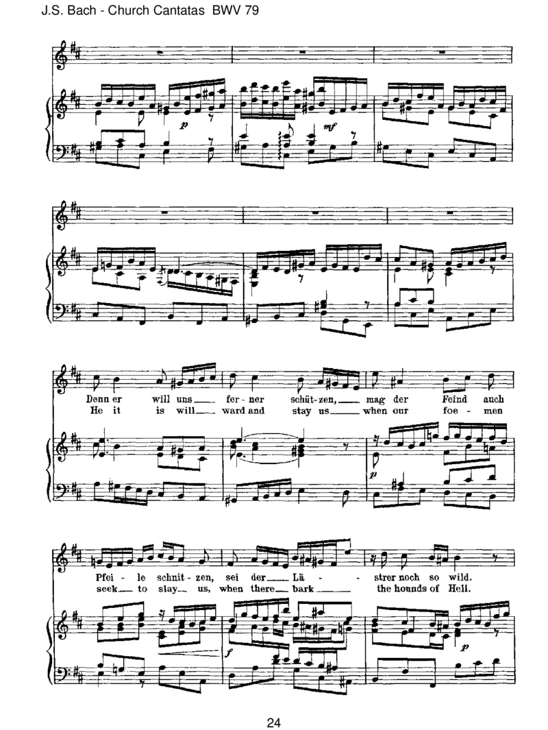 BWV79GottderHerristSohnundSchild_一万首著名钢琴曲谱哈农贝多芬合集视频教学电子版高清无水印可打印_1古典钢琴知名音乐家谱_巴赫钢琴谱全集_J.S巴赫作品全集