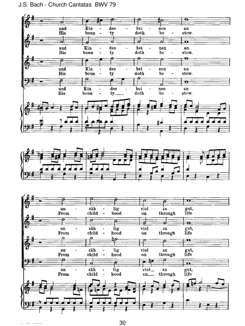 BWV79GottderHerristSohnundSchild_一万首著名钢琴曲谱哈农贝多芬合集视频教学电子版高清无水印可打印_1古典钢琴知名音乐家谱_巴赫钢琴谱全集_J.S巴赫作品全集