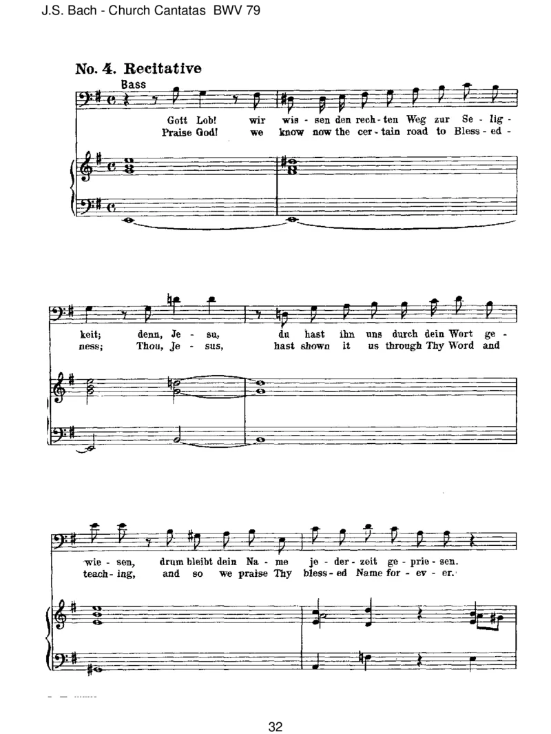 BWV79GottderHerristSohnundSchild_一万首著名钢琴曲谱哈农贝多芬合集视频教学电子版高清无水印可打印_1古典钢琴知名音乐家谱_巴赫钢琴谱全集_J.S巴赫作品全集