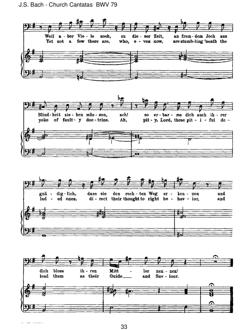 BWV79GottderHerristSohnundSchild_一万首著名钢琴曲谱哈农贝多芬合集视频教学电子版高清无水印可打印_1古典钢琴知名音乐家谱_巴赫钢琴谱全集_J.S巴赫作品全集