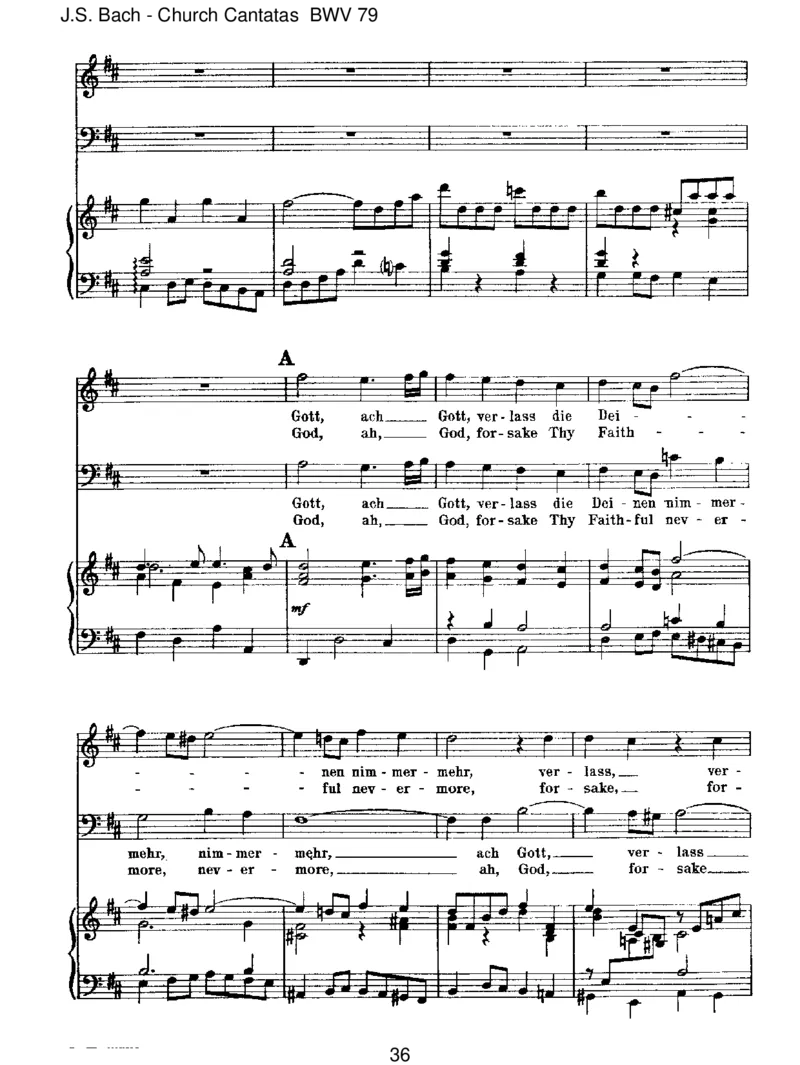 BWV79GottderHerristSohnundSchild_一万首著名钢琴曲谱哈农贝多芬合集视频教学电子版高清无水印可打印_1古典钢琴知名音乐家谱_巴赫钢琴谱全集_J.S巴赫作品全集