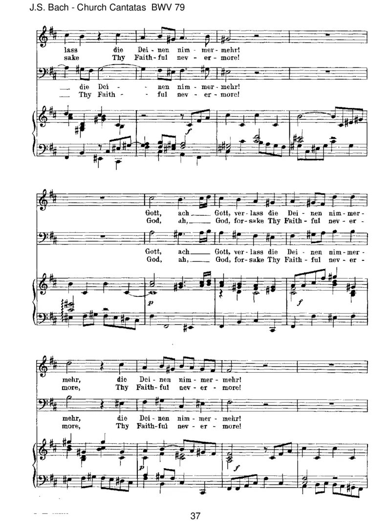 BWV79GottderHerristSohnundSchild_一万首著名钢琴曲谱哈农贝多芬合集视频教学电子版高清无水印可打印_1古典钢琴知名音乐家谱_巴赫钢琴谱全集_J.S巴赫作品全集