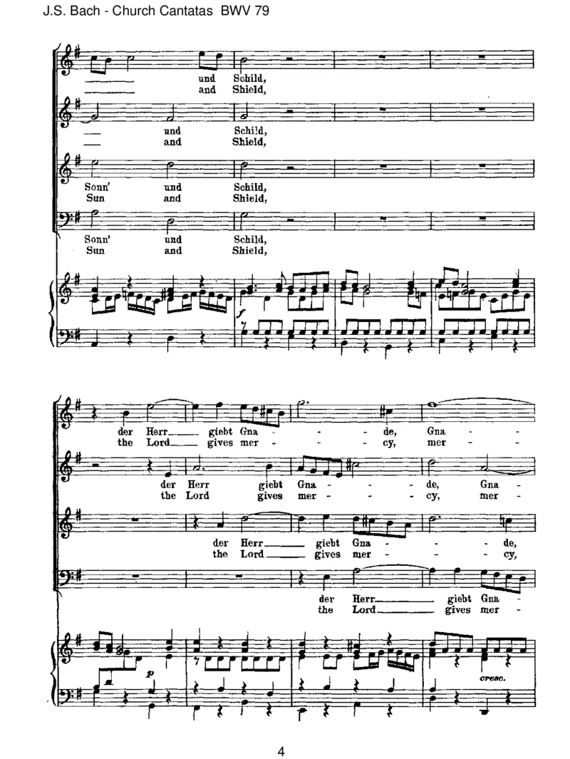 BWV79GottderHerristSohnundSchild_一万首著名钢琴曲谱哈农贝多芬合集视频教学电子版高清无水印可打印_1古典钢琴知名音乐家谱_巴赫钢琴谱全集_J.S巴赫作品全集