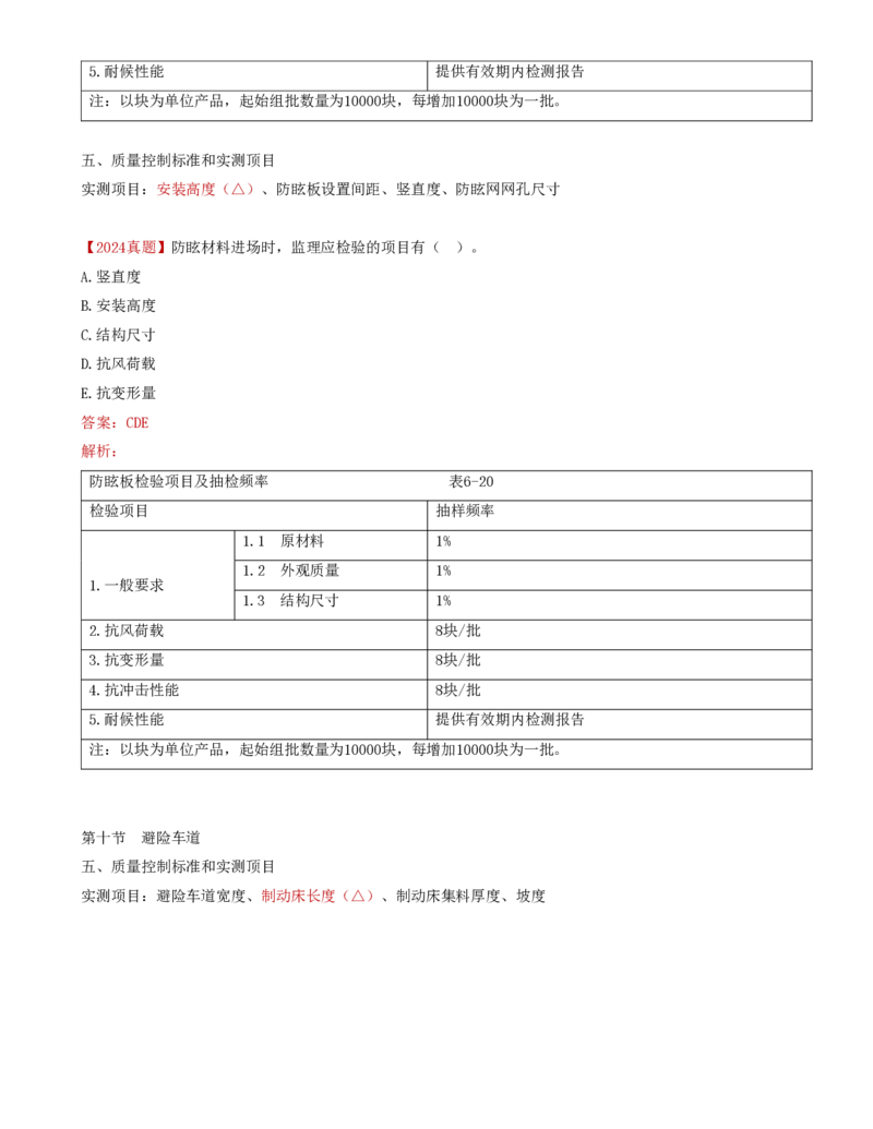46-第六章-交通安全设施质量监理（二）_监理工程师_2025监理工程师_2025年监理工程师SVIP_2025年监理交通控制SVIP_02-基础精讲✿高端面授✿深度强化_专业篇_讲义