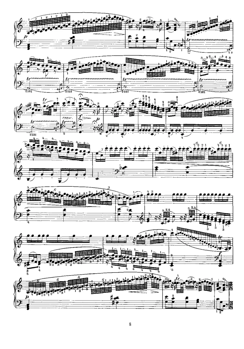 9Variations,K264_一万首著名钢琴曲谱哈农贝多芬合集视频教学电子版高清无水印可打印_1古典钢琴知名音乐家谱_莫扎特钢琴谱全集_0312095926_变奏曲集