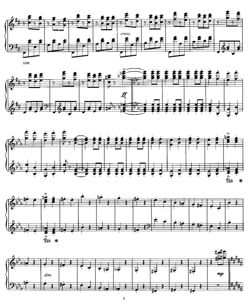 CsardasObstine_一万首著名钢琴曲谱哈农贝多芬合集视频教学电子版高清无水印可打印_1古典钢琴知名音乐家谱_李斯特钢琴谱全集_其他作品