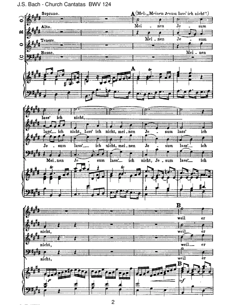 BWV124MeinemJesumlassichnicht_一万首著名钢琴曲谱哈农贝多芬合集视频教学电子版高清无水印可打印_1古典钢琴知名音乐家谱_巴赫钢琴谱全集_J.S巴赫作品全集_JohannSebastianBach(1685-1750)巴赫