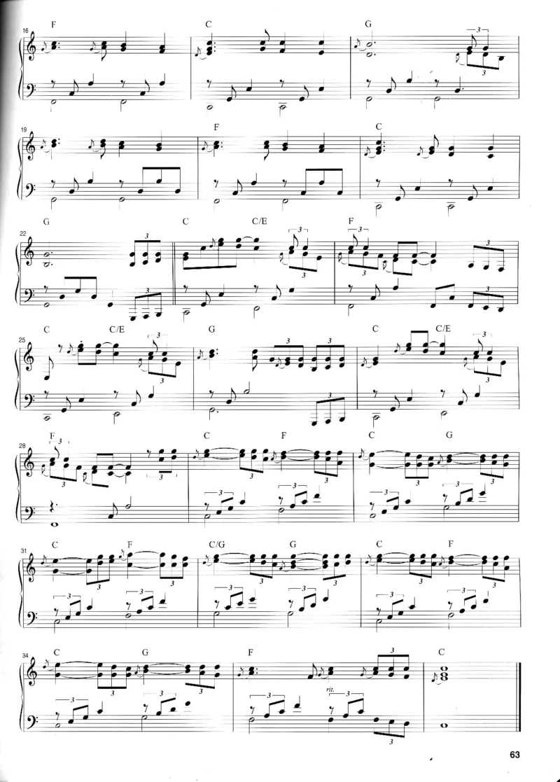 CountryPiano_一万首著名钢琴曲谱哈农贝多芬合集视频教学电子版高清无水印可打印_07各风格钢琴谱合集_CountryPiano_原版钢琴教材附音频