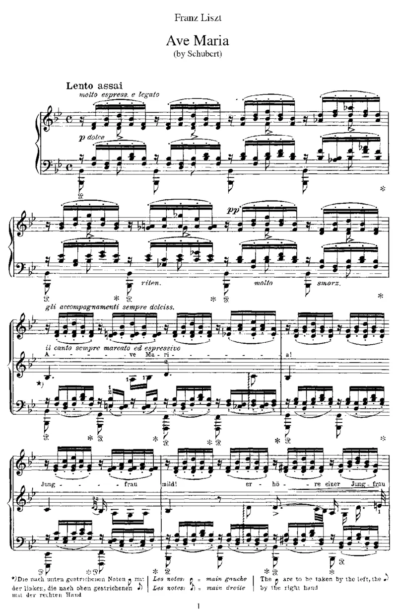 AveMaria(Schubert)_一万首著名钢琴曲谱哈农贝多芬合集视频教学电子版高清无水印可打印_1古典钢琴知名音乐家谱_李斯特钢琴谱全集_改编舒伯特