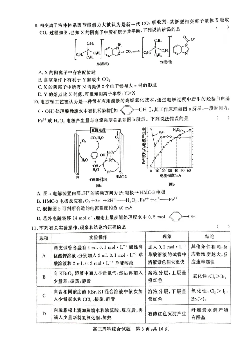 山西省朔州市怀仁一中2024届高三四模理综试题_2024年5月_01按日期_8号_2024届山西省朔州市怀仁一中高三下学期四模_2024届山西省朔州市怀仁市第一中学校高三下学期四模理科综合试题