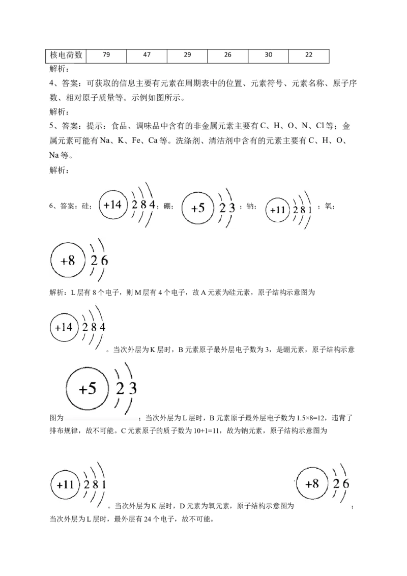 第四章第一节原子结构与元素周期表课后习题2022-2023学年上学期高一化学人教版（2019）必修第一册_E015高中全科试卷_化学试题_必修1_1.新版人教版高中化学试卷必修一_1.同步练习