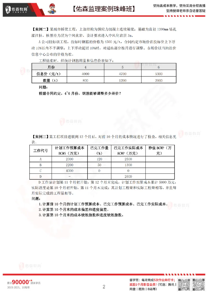 3月3日佑森监理案例珠峰班VIP作业_监理工程师_2025监理工程师_2025年监理工程师SVIP_2025年监理土建案例SVIP_02-基础精讲✿高端面授✿深度强化