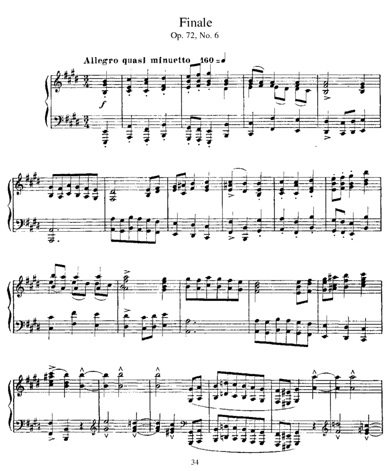 Album,Op72_一万首著名钢琴曲谱哈农贝多芬合集视频教学电子版高清无水印可打印_1古典钢琴知名音乐家谱_圣桑钢琴谱全集