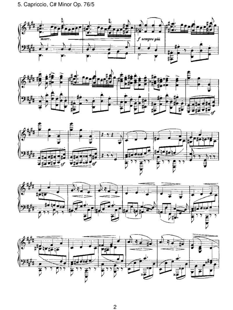 Capriccio,C#MinorOp.76_5_一万首著名钢琴曲谱哈农贝多芬合集视频教学电子版高清无水印可打印_1古典钢琴知名音乐家谱_勃拉姆斯钢琴谱全集_III.ShorterWorks_EightPianoPiecesOp.76