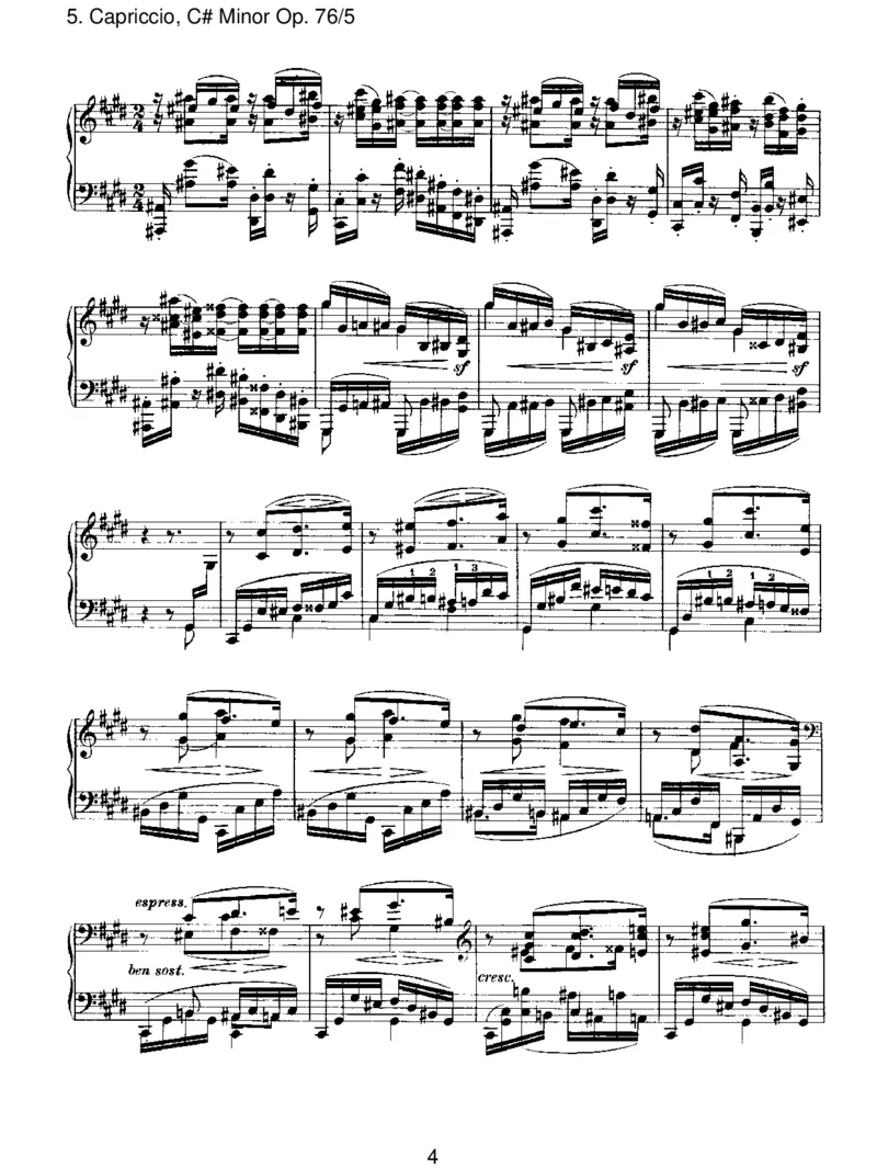 Capriccio,C#MinorOp.76_5_一万首著名钢琴曲谱哈农贝多芬合集视频教学电子版高清无水印可打印_1古典钢琴知名音乐家谱_勃拉姆斯钢琴谱全集_III.ShorterWorks_EightPianoPiecesOp.76
