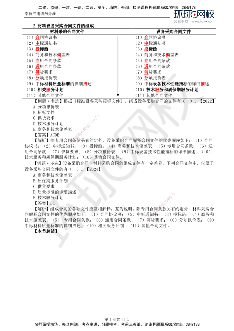 34.第八章第一至二节材料采购合同履行管理_监理工程师_2025监理工程师_2025年监理工程师SVIP_2025年监理合同管理SVIP_02-基础精讲✿高端面授✿深度强化