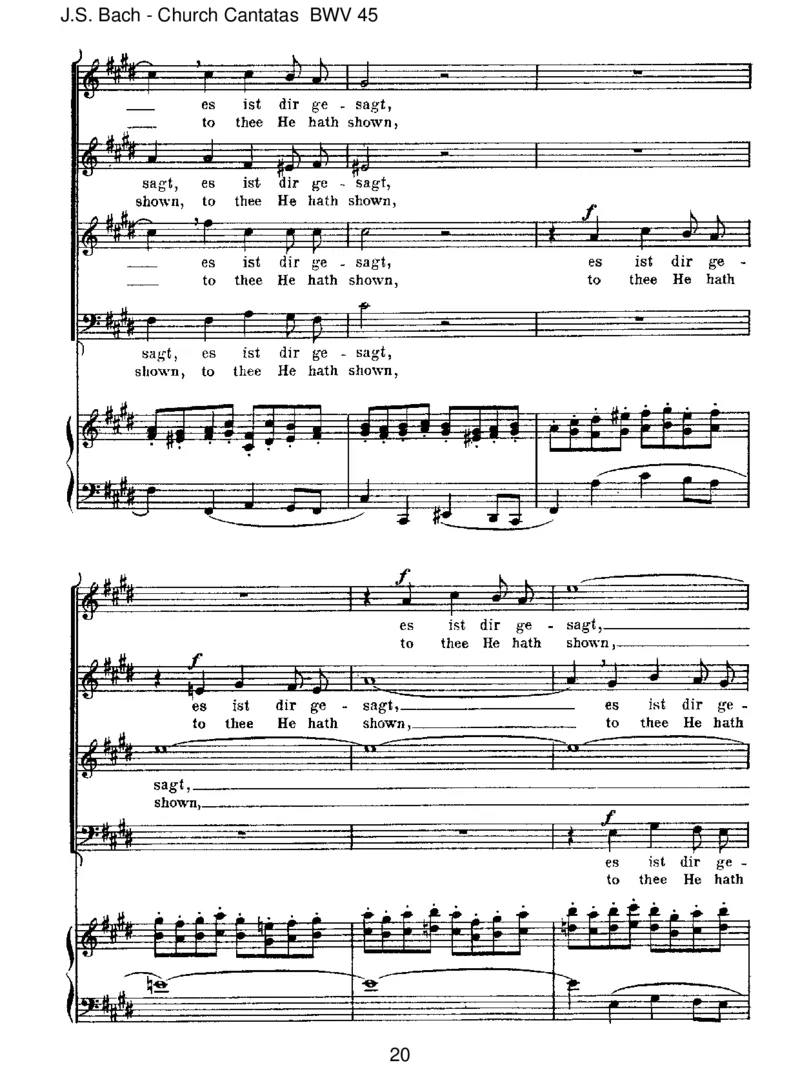 BWV45Esistdirgesagt,Mensch,wasgutist_一万首著名钢琴曲谱哈农贝多芬合集视频教学电子版高清无水印可打印_1古典钢琴知名音乐家谱_巴赫钢琴谱全集_J.S巴赫作品全集