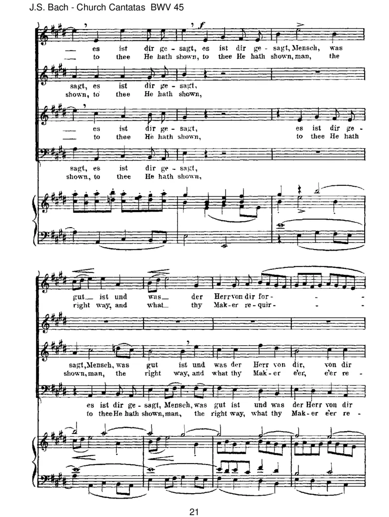 BWV45Esistdirgesagt,Mensch,wasgutist_一万首著名钢琴曲谱哈农贝多芬合集视频教学电子版高清无水印可打印_1古典钢琴知名音乐家谱_巴赫钢琴谱全集_J.S巴赫作品全集