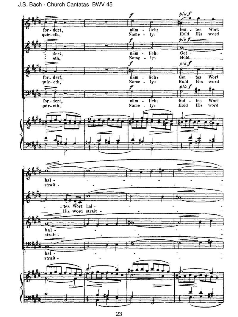 BWV45Esistdirgesagt,Mensch,wasgutist_一万首著名钢琴曲谱哈农贝多芬合集视频教学电子版高清无水印可打印_1古典钢琴知名音乐家谱_巴赫钢琴谱全集_J.S巴赫作品全集